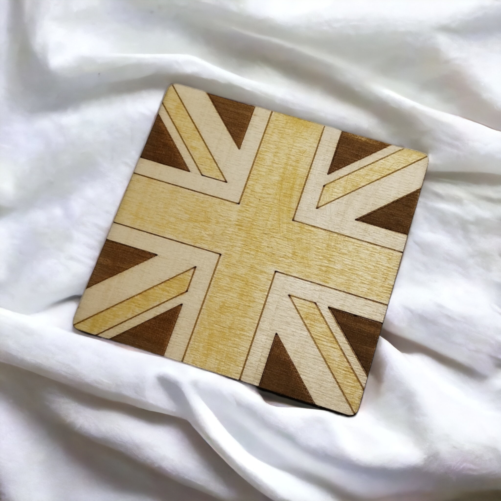 Flags Wooden Coasters - Handmade Gift - Housewarming - Wood Kitchenware-7