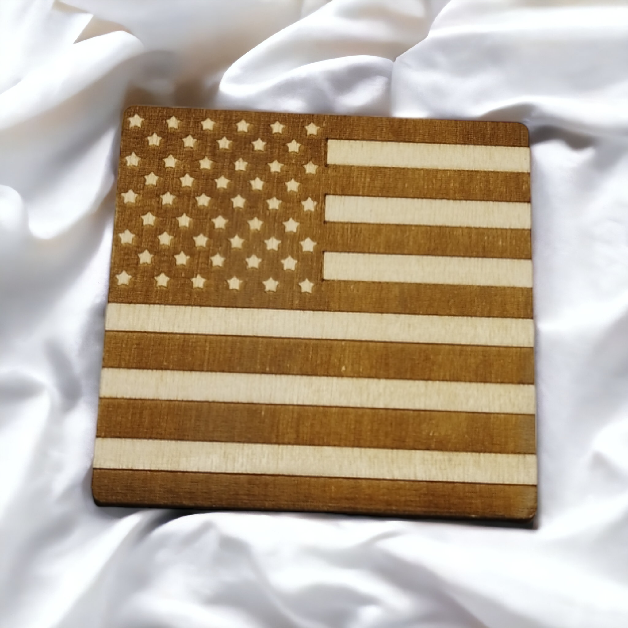 Flags Wooden Coasters - Handmade Gift - Housewarming - Wood Kitchenware-4