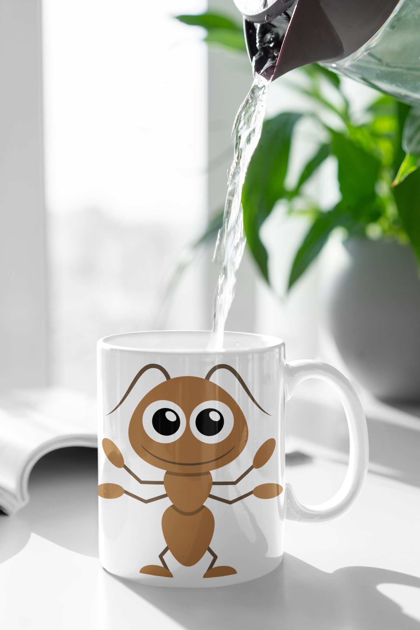 Adorable Snail Insect Personalised Your Name Gift Mug-1