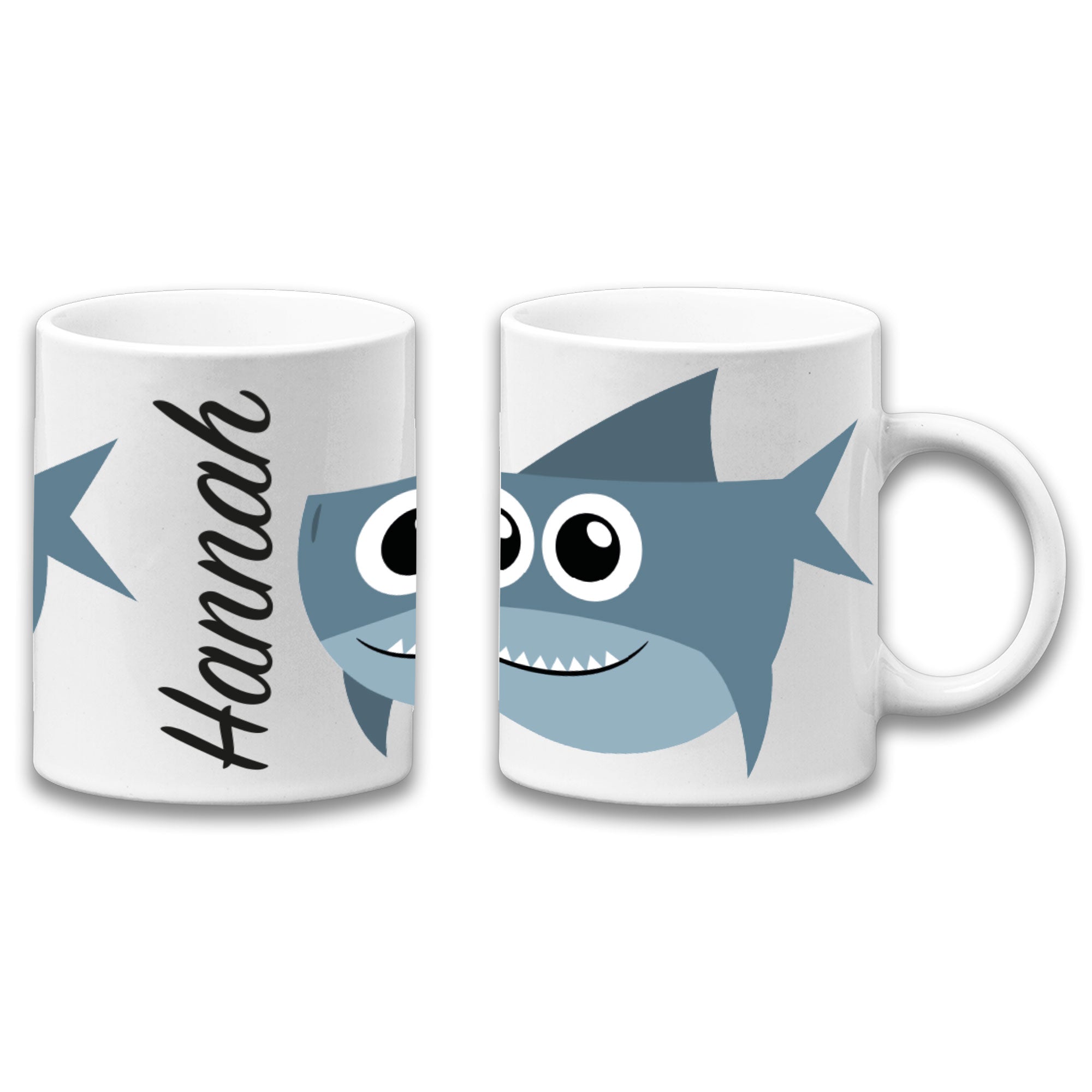 Adorable Shark Sea Animal Personalised Your Name Gift Mug-0