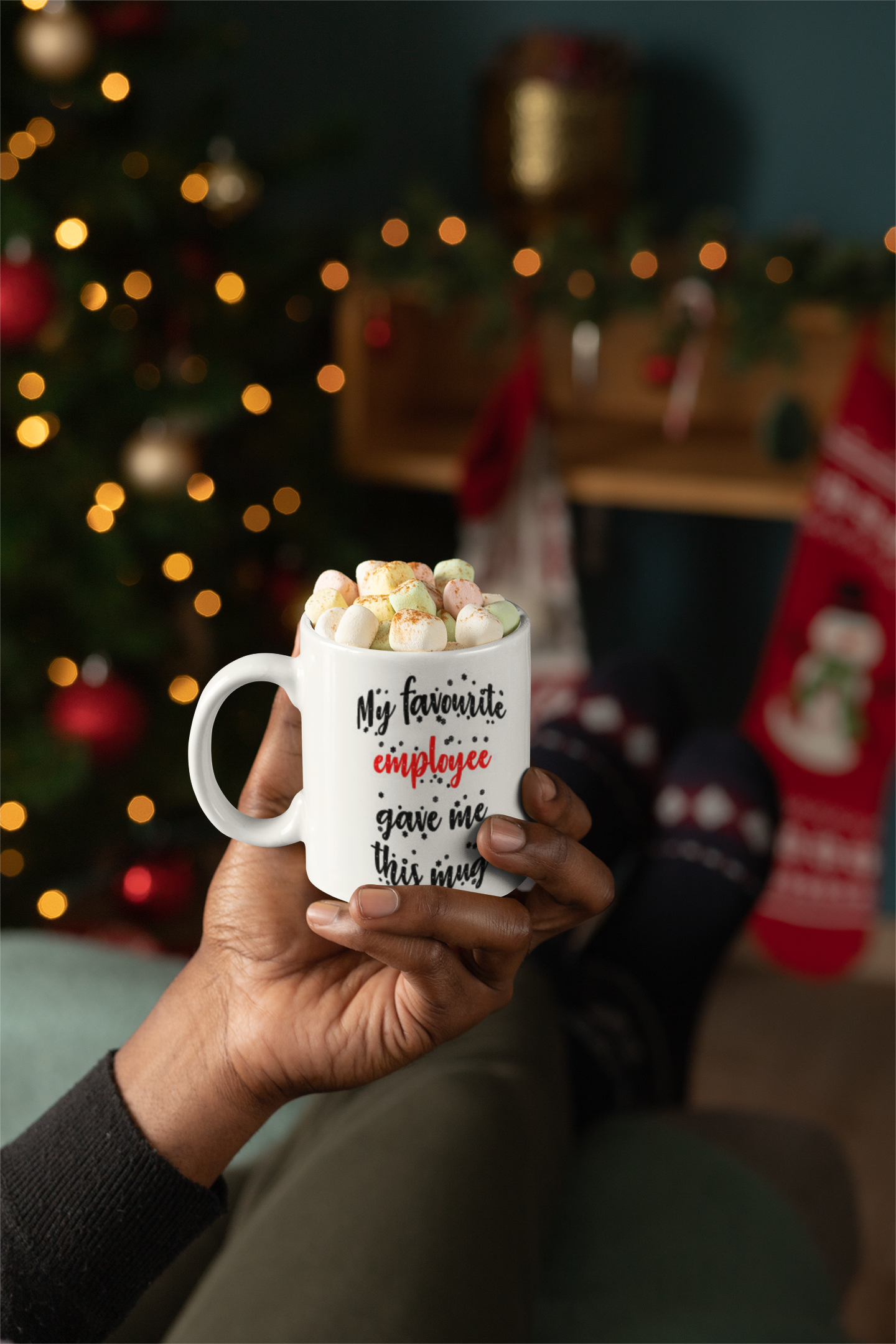 My Favourite Employee Gave Me This Mug Christmas Ceramic Mug-0