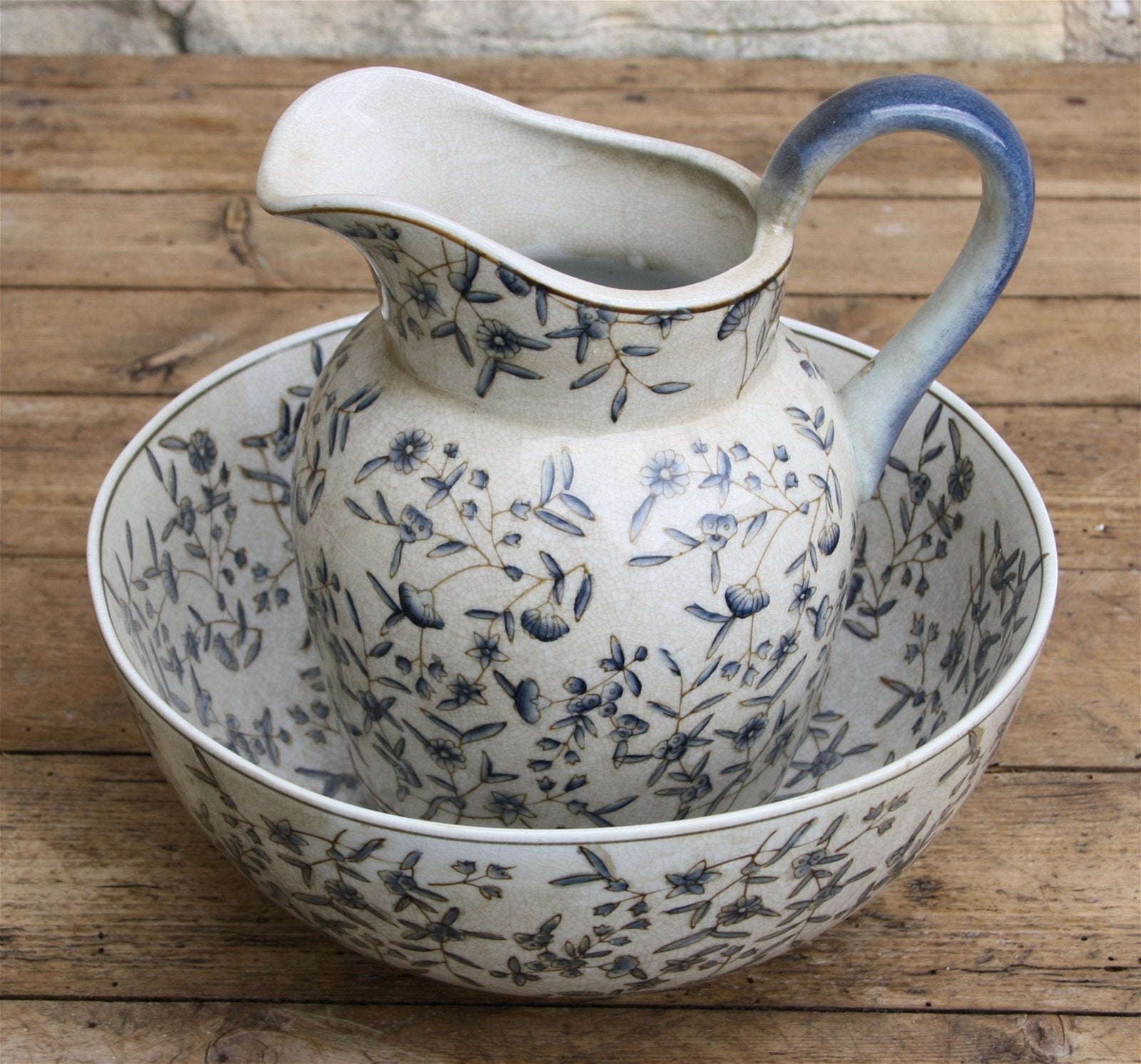 Grey And White Jug-3
