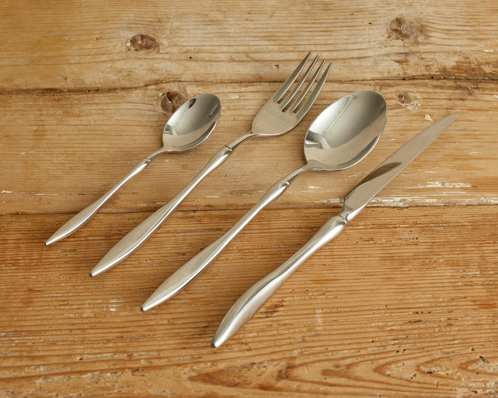 Monaco Silver Stainless Steel Cutlery Sets x16/24 pieces-2
