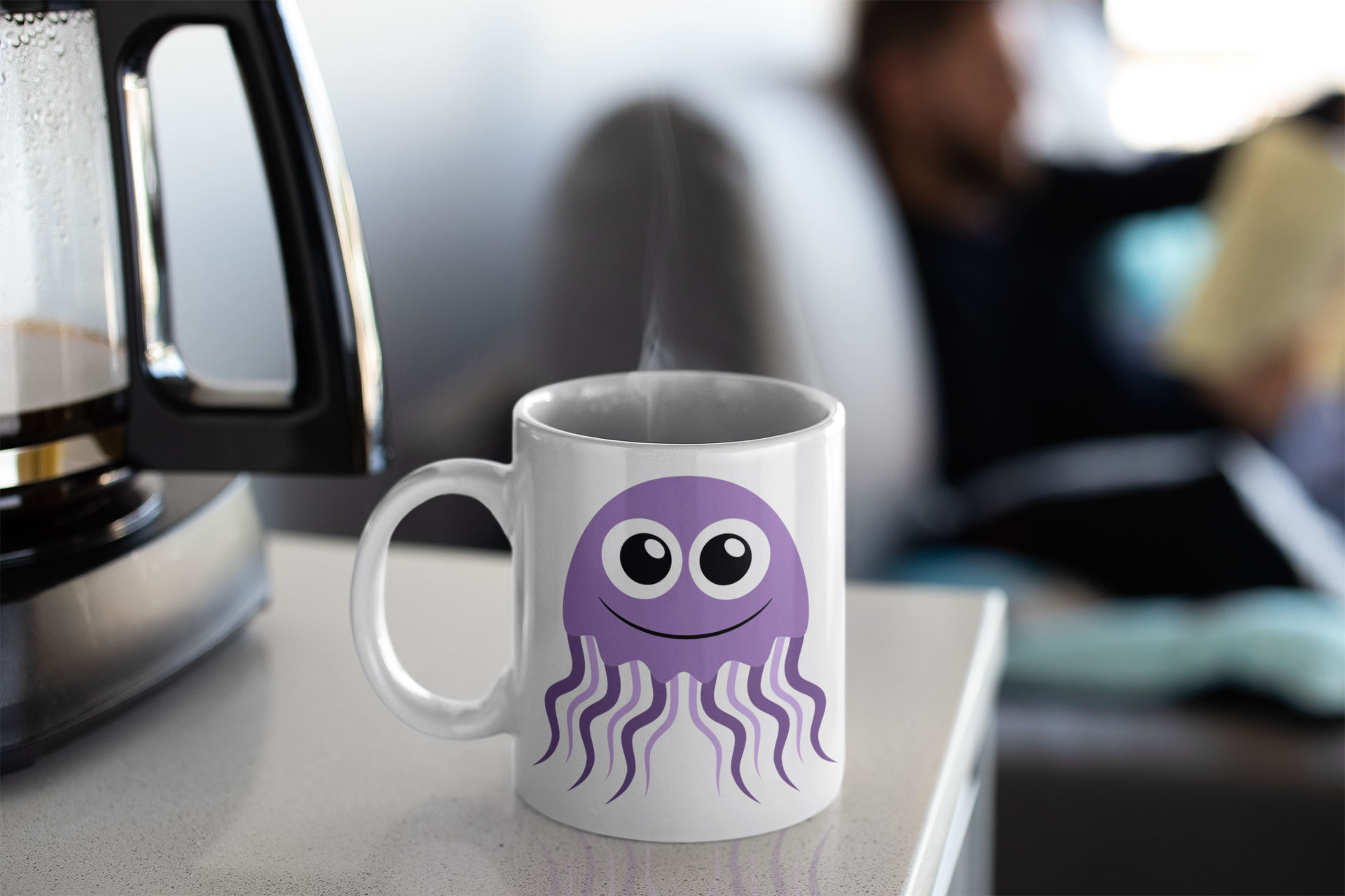 Adorable Shark Sea Animal Personalised Your Name Gift Mug-4
